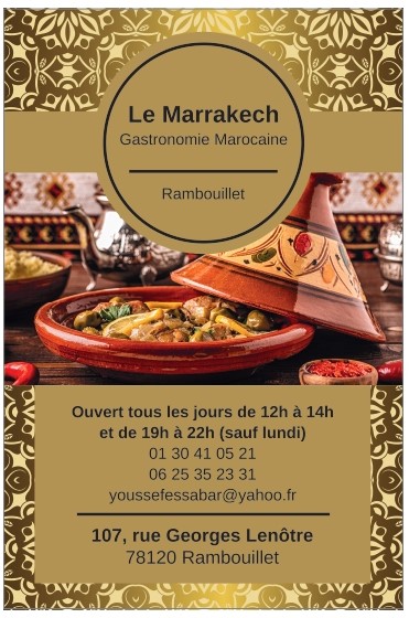 encart restaurant marrakech